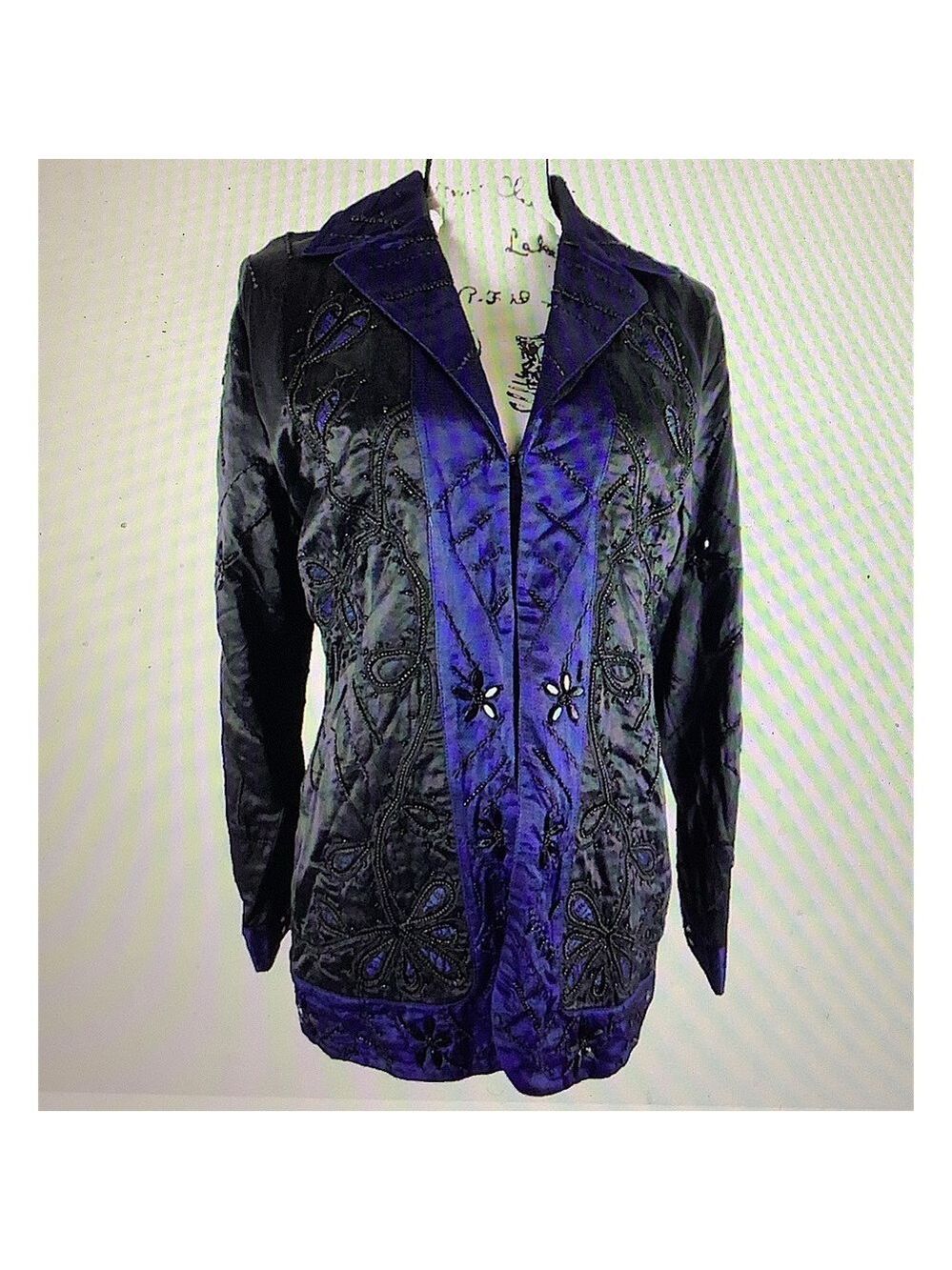 Chico’s Excitement Zira Silk & Linen Jacket 3 (16-18) L New